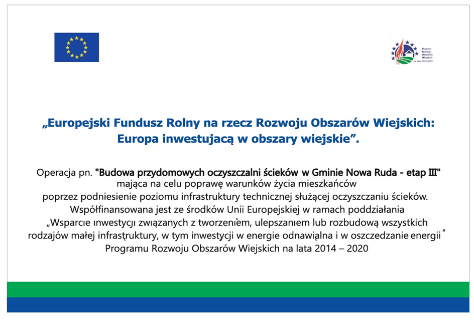 Logo Unia Europejska, Program Rozwoju Obszar&oacute;w Wiejskich
