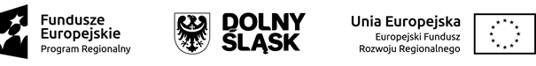 logotypy Fundusze Europejskie, Dolny Śląsk, Unia Europejska