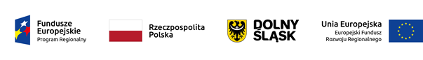 logotypy Fundusze Europejskie, Polska, Dolny Śląsk, Unia Europejska