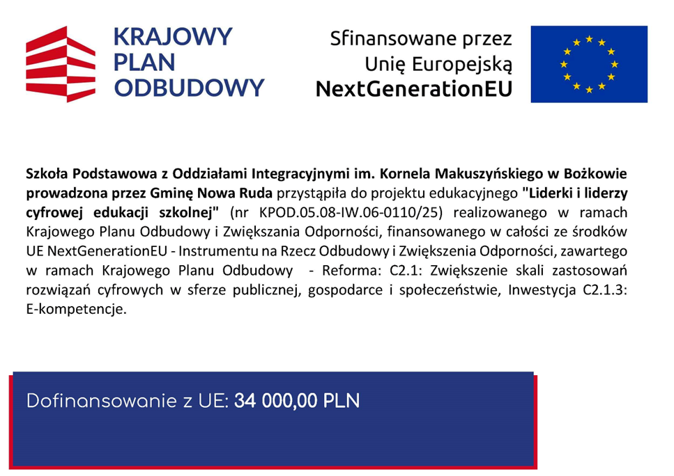 Plakat jak w treści
